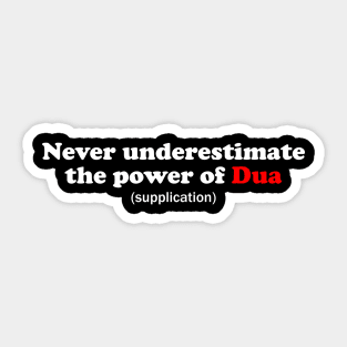 Power of Dua Sticker